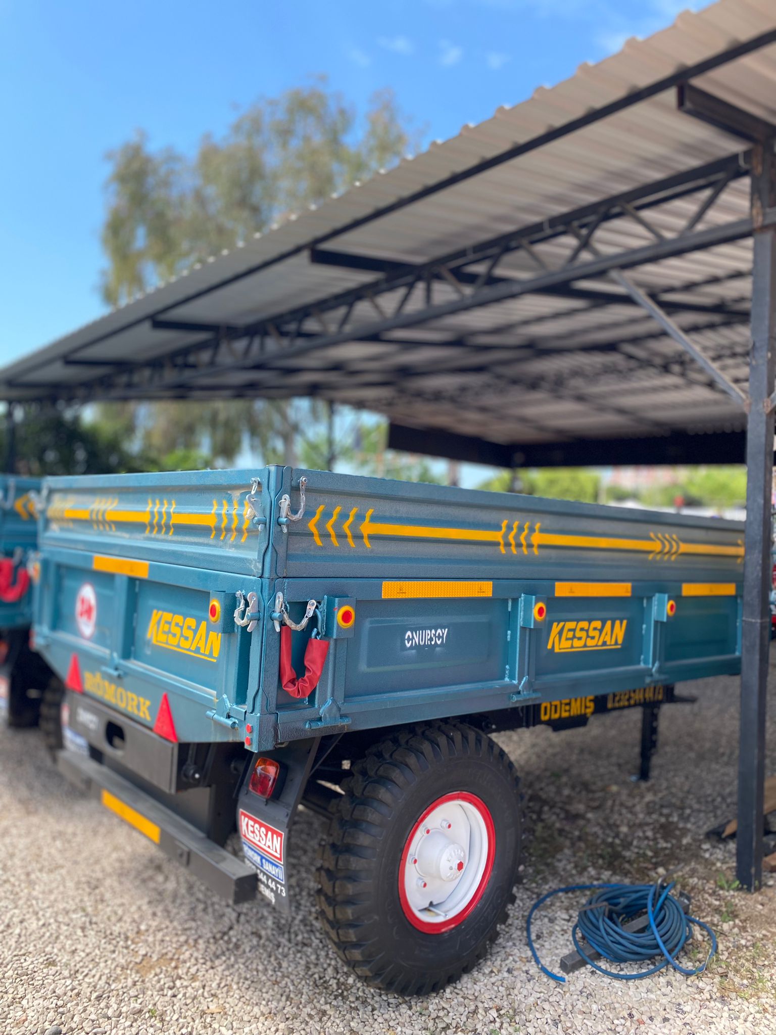 TEKNİK İŞ 3-4 TON DAMPERLİ RÖMORK