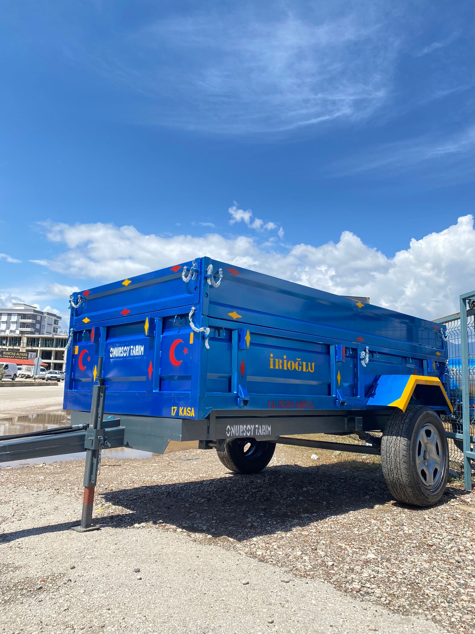GENÇ GÜÇSAN 3-4 TON DAMPERLİ RÖMORK