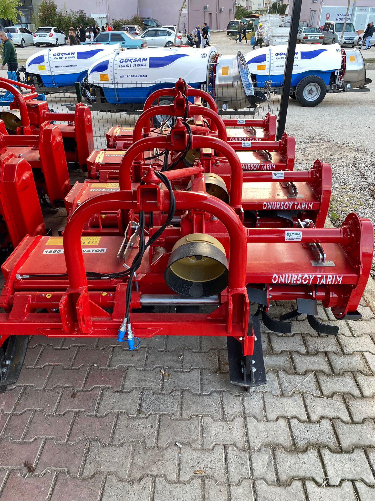 TÜRKAY 1850 DEĞİŞKEN DEVİRLİ HİDROLİK KAYDIRMALI ROTOVATOR