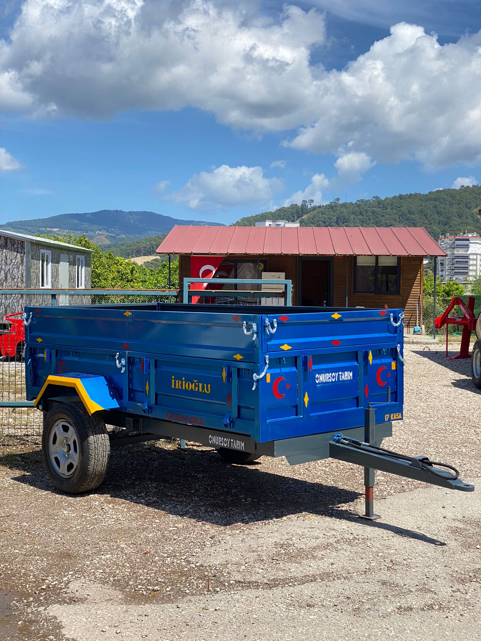 GENÇ GÜÇSAN 3-4 TON DAMPERLİ RÖMORK